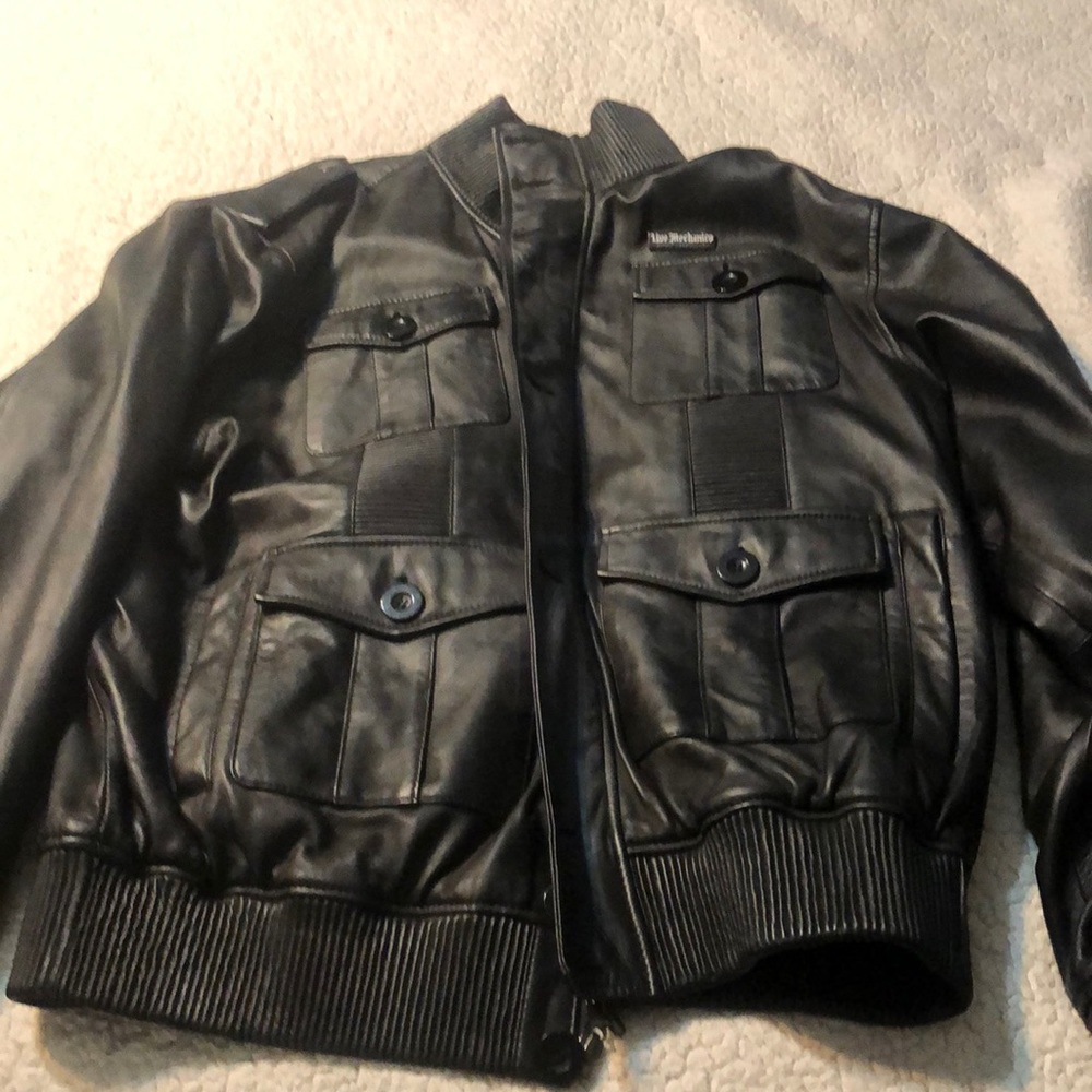 Leather jacket